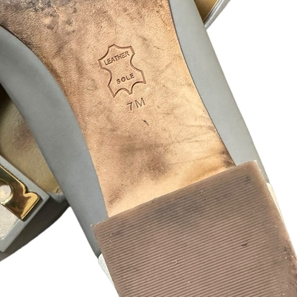 Tory Burch Women's Brown Gigi T Logo Pump Size 7 - Picture 6 of 9